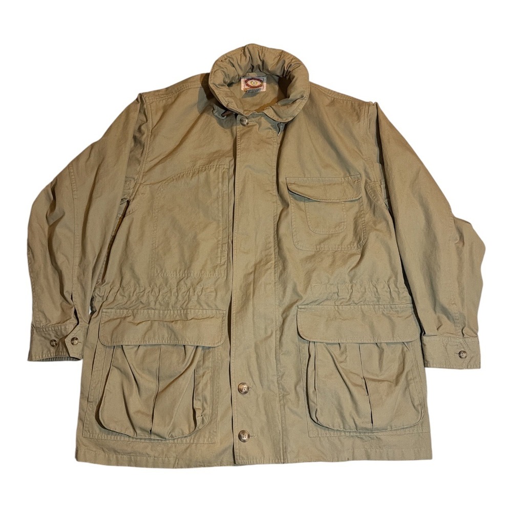 Vintage 80 Banana Republic safari jacket mill valley canvas field coat pack hood